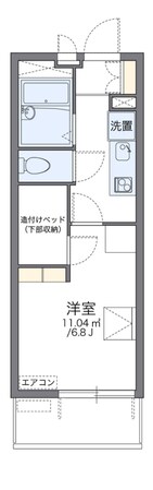 寺田町駅 徒歩22分 4階の物件間取画像